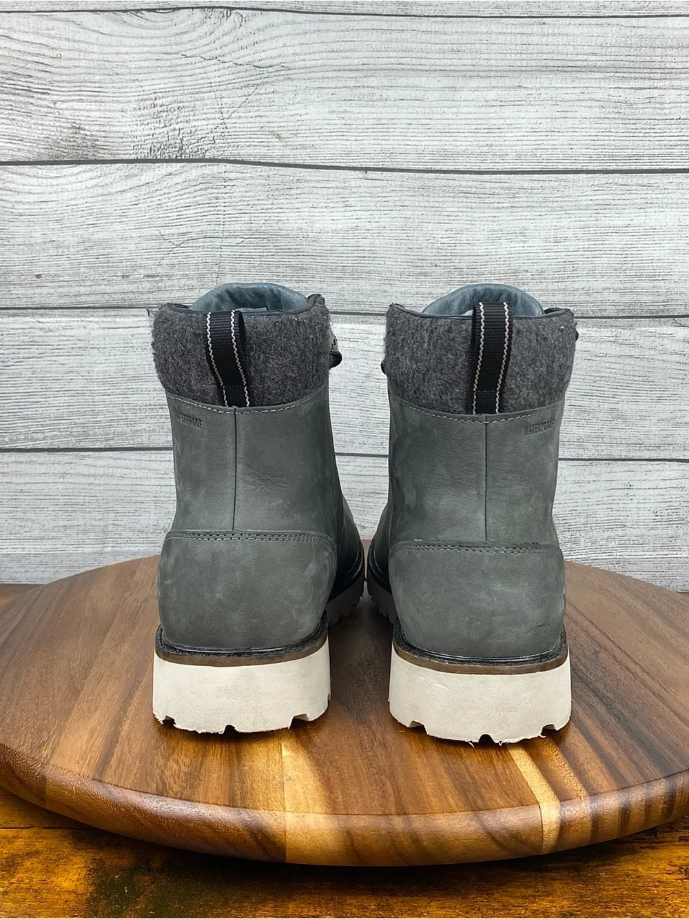 The North Face Work to Wear Lace II Waterproof Boots Grey Men’s Shoe Size 11